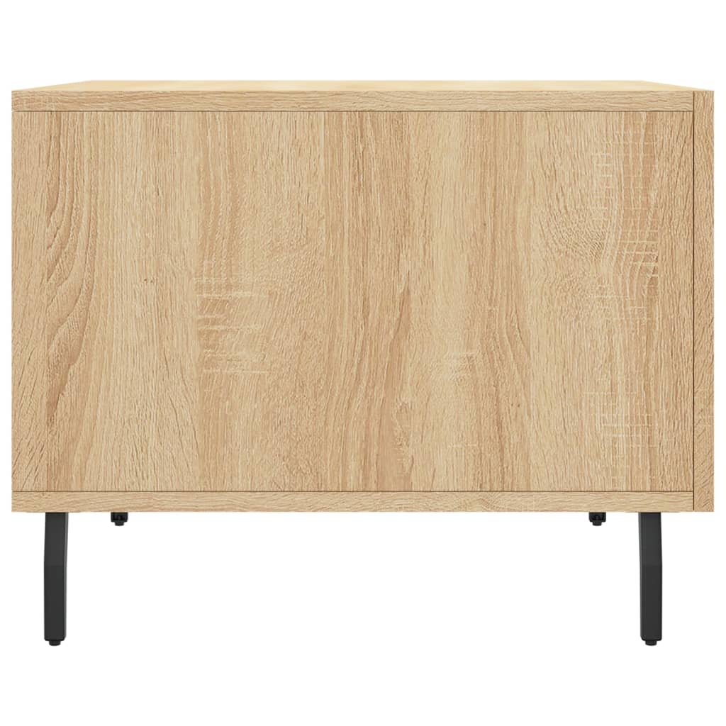 Salontafel 50X50X35 Cm Bewerkt Hout Kleurig 1 Sonoma eiken