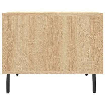 Salontafel 50X50X35 Cm Bewerkt Hout Kleurig 1 Sonoma eiken