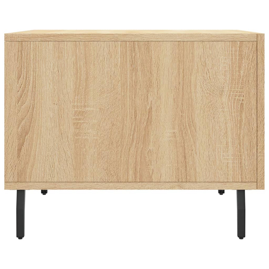 Salontafel 50X50X35 Cm Bewerkt Hout Kleurig 1 Sonoma eiken
