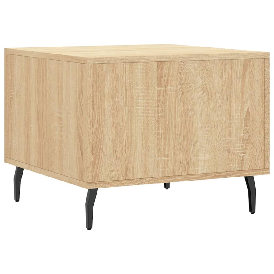 Salontafel 50X50X35 Cm Bewerkt Hout Kleurig 1 Sonoma eiken