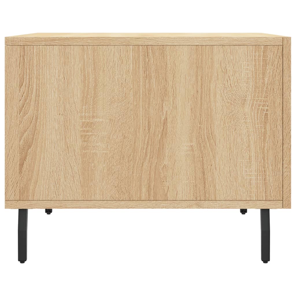 Salontafels 50X50X40 Cm Bewerkt Hout Kleurig 2 Sonoma eiken