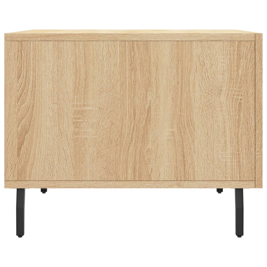 Salontafels 50X50X40 Cm Bewerkt Hout Kleurig 2 Sonoma eiken