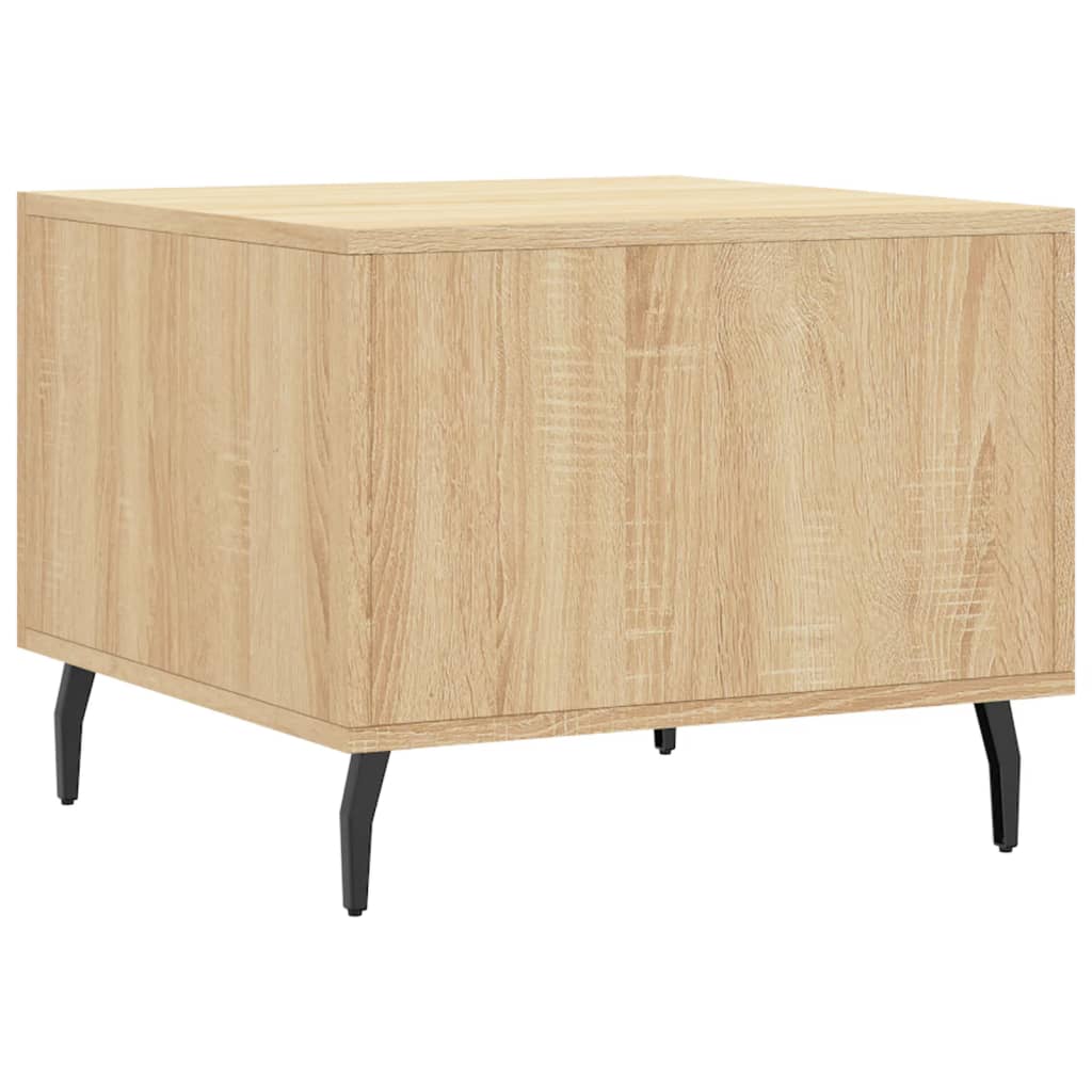 Salontafels 50X50X40 Cm Bewerkt Hout Kleurig 2 Sonoma eiken