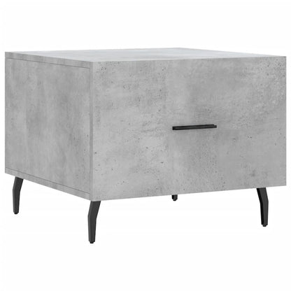 Salontafel 50X50X40 Cm Bewerkt Hout 1 Betongrijs