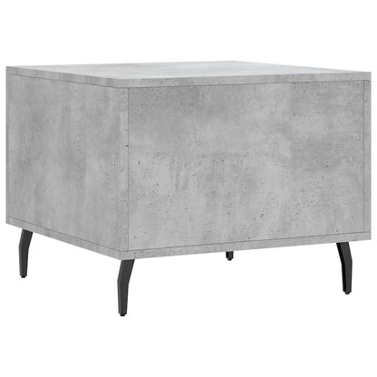 Salontafel 50X50X40 Cm Bewerkt Hout 1 Betongrijs