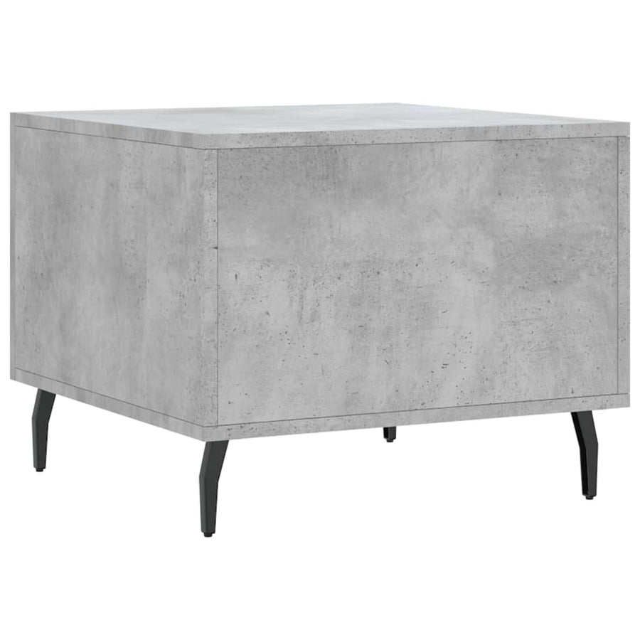 Salontafel 50X50X40 Cm Bewerkt Hout 1 Betongrijs