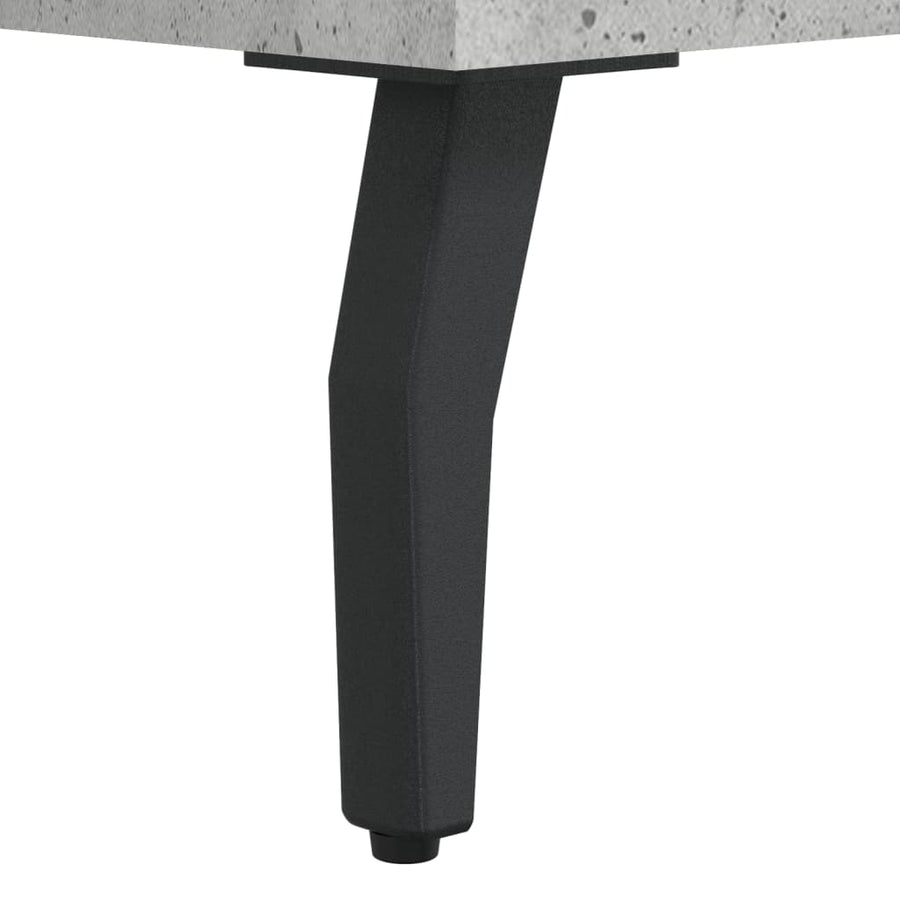 Salontafel 50X50X40 Cm Bewerkt Hout 1 Betongrijs