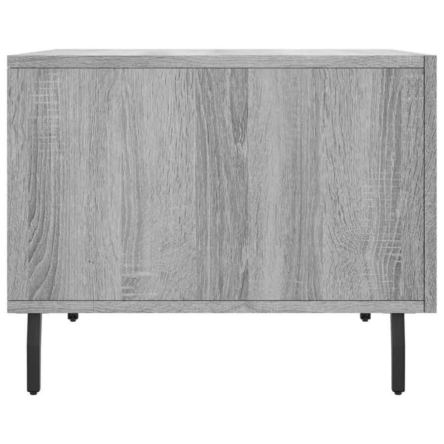 Salontafel 50X50X40 Cm Bewerkt Hout Eiken 1 Grijs sonoma