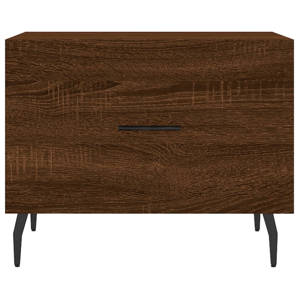 Salontafel 50X50X40 Cm Bewerkt Hout Bruin Eikenkleur 1 Bruineiken