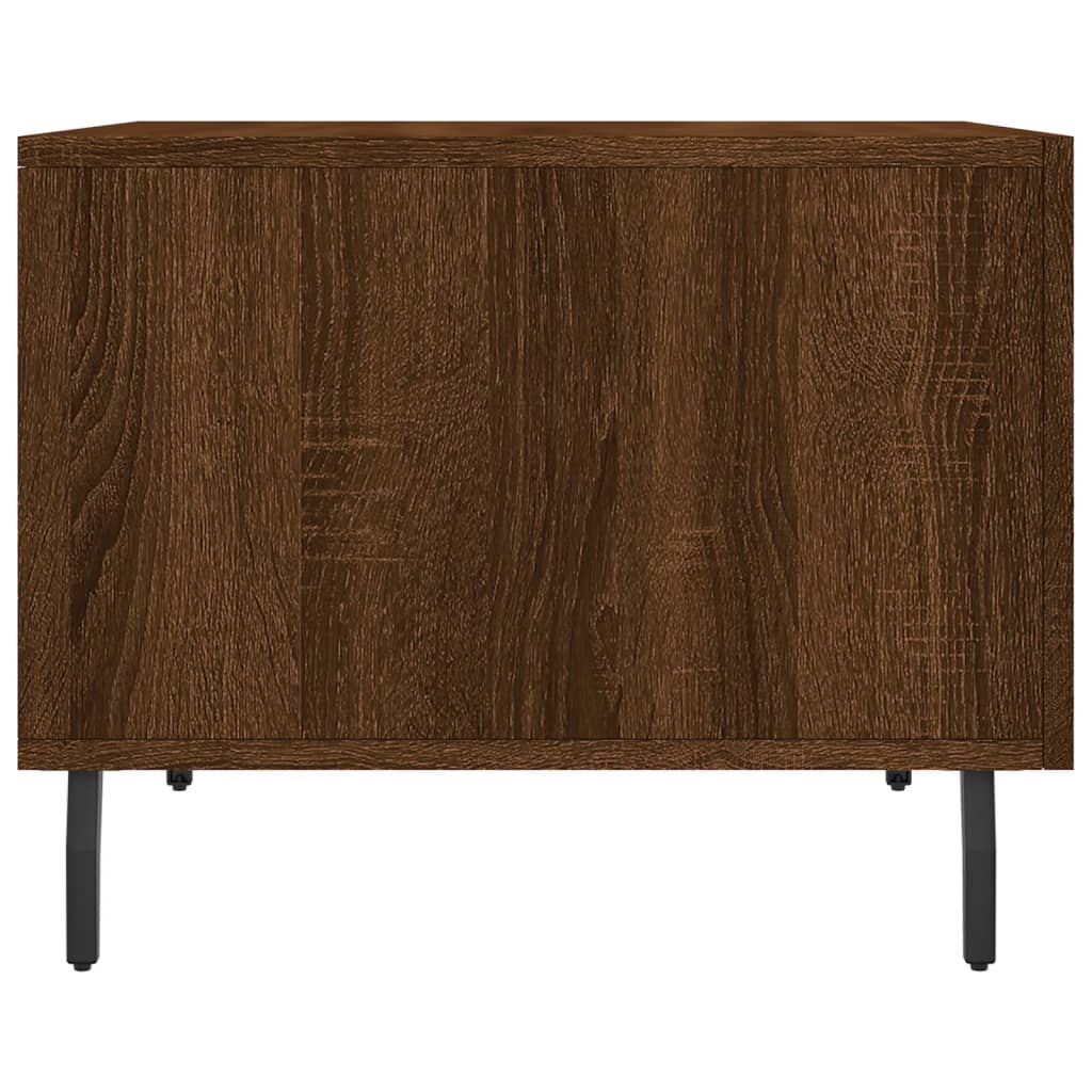 Salontafel 50X50X40 Cm Bewerkt Hout Bruin Eikenkleur 1 Bruineiken