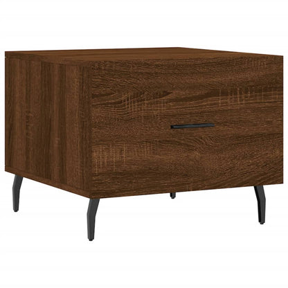 Salontafel 50X50X40 Cm Bewerkt Hout Bruin Eikenkleur 1 Bruineiken