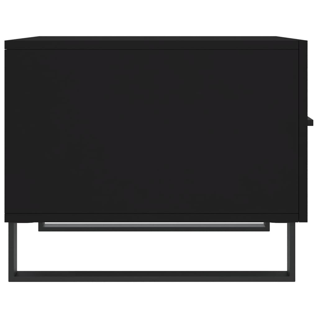 Salontafels 50X50X40 Cm Bewerkt Hout 2 Zwart