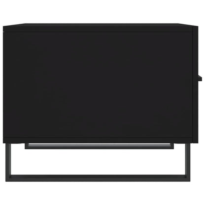 Salontafels 50X50X40 Cm Bewerkt Hout 2 Zwart