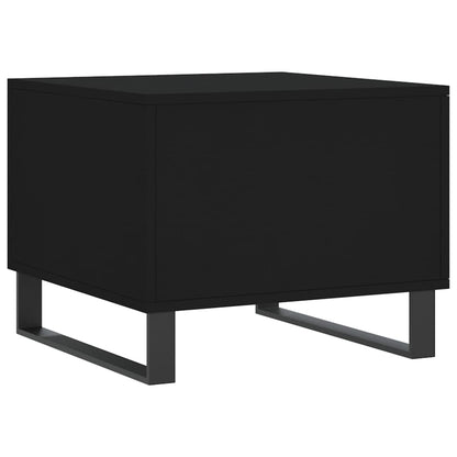 Salontafels 50X50X40 Cm Bewerkt Hout 2 Zwart