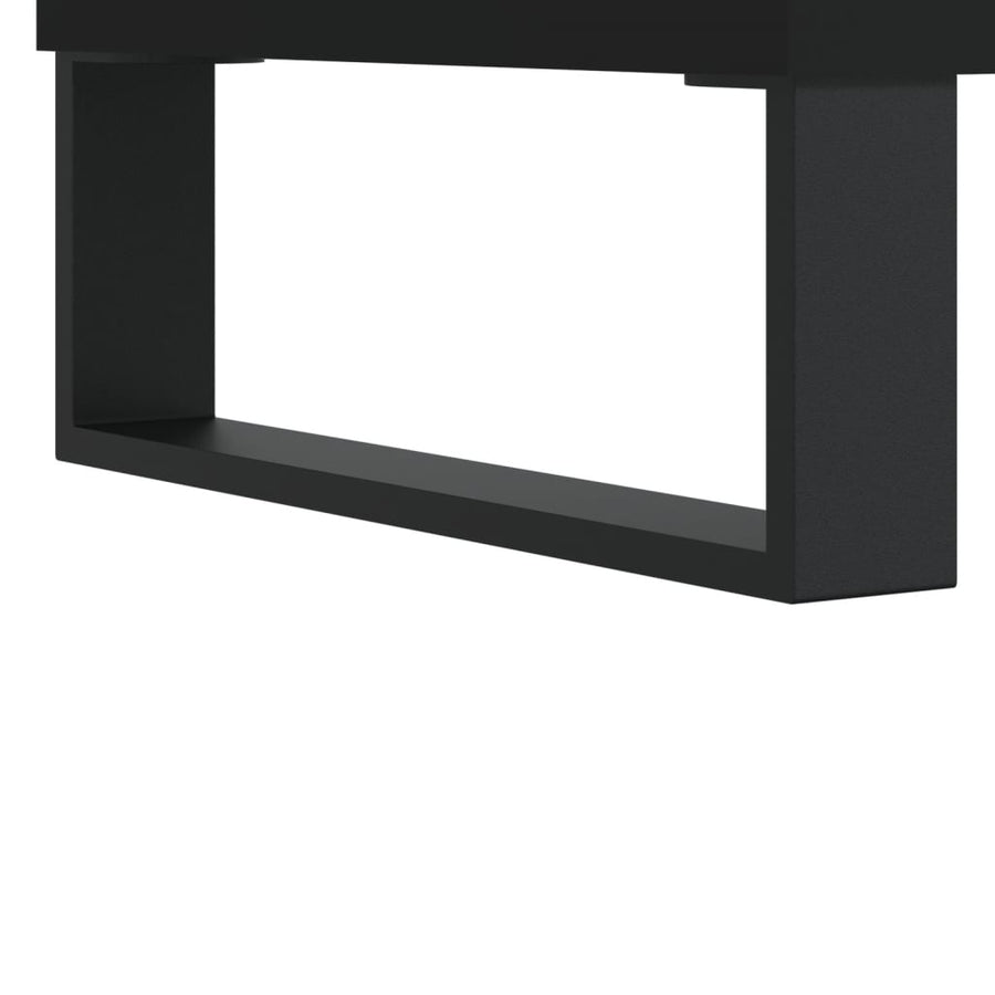 Salontafels 50X50X40 Cm Bewerkt Hout 2 Zwart