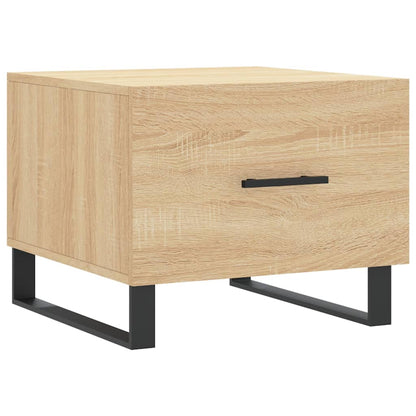 Salontafels 50X50X40 Cm Bewerkt Hout Kleurig 2 Sonoma eiken