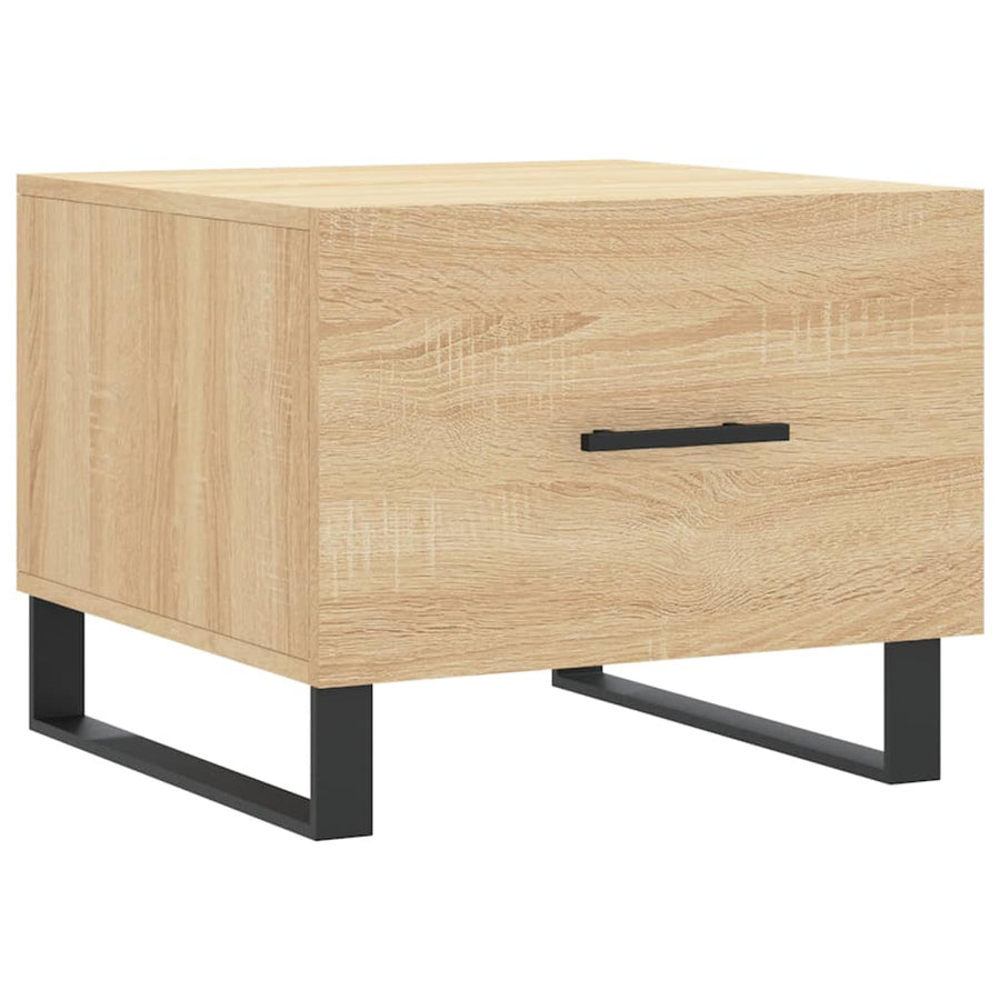 Salontafels 50X50X40 Cm Bewerkt Hout Kleurig 2 Sonoma eiken