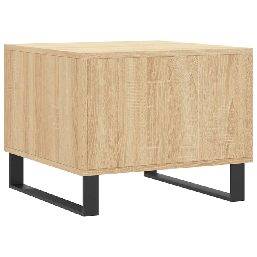 Salontafels 50X50X40 Cm Bewerkt Hout Kleurig 2 Sonoma eiken