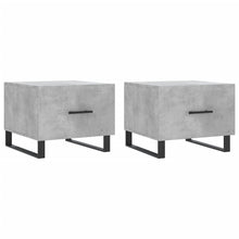 Salontafels 50X50X40 Cm Bewerkt Hout 2 Betongrijs