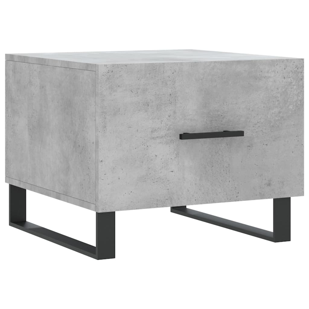 Salontafels 50X50X40 Cm Bewerkt Hout 2 Betongrijs