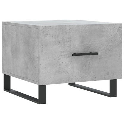 Salontafels 50X50X40 Cm Bewerkt Hout 2 Betongrijs