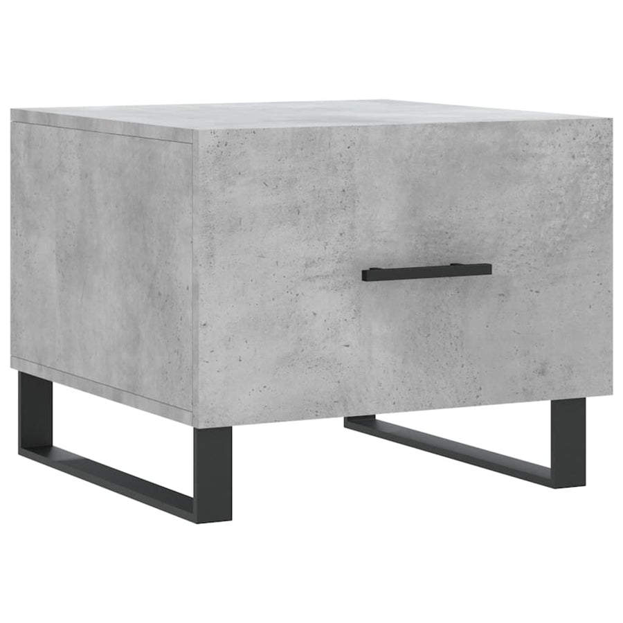 Salontafels 50X50X40 Cm Bewerkt Hout 2 Betongrijs