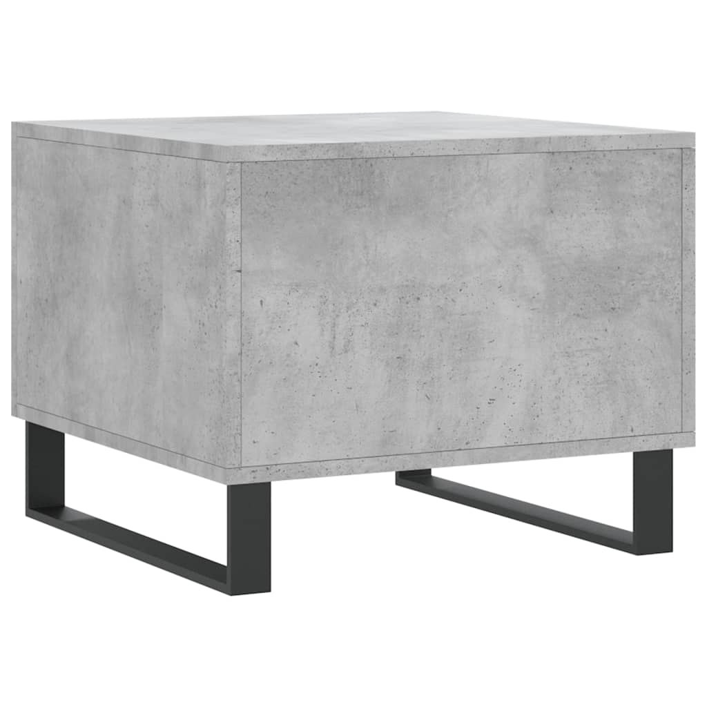 Salontafels 50X50X40 Cm Bewerkt Hout 2 Betongrijs