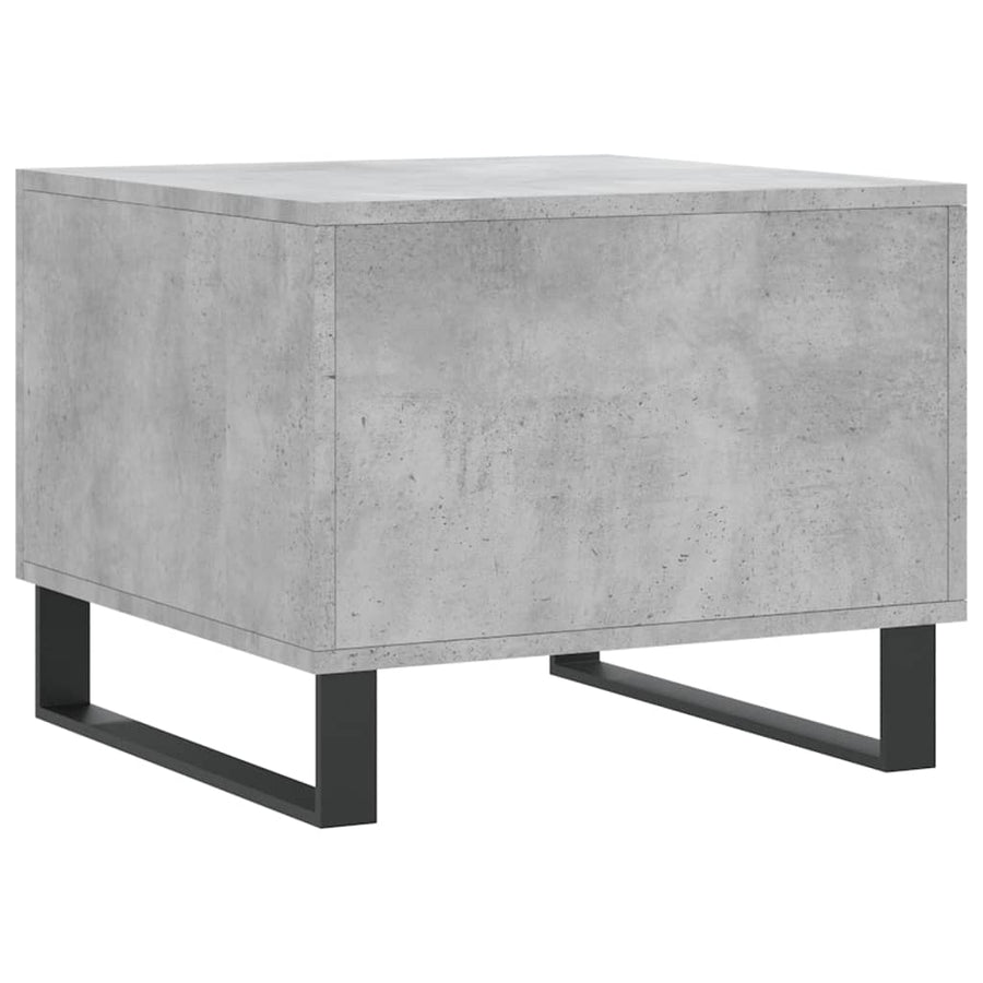 Salontafels 50X50X40 Cm Bewerkt Hout 2 Betongrijs
