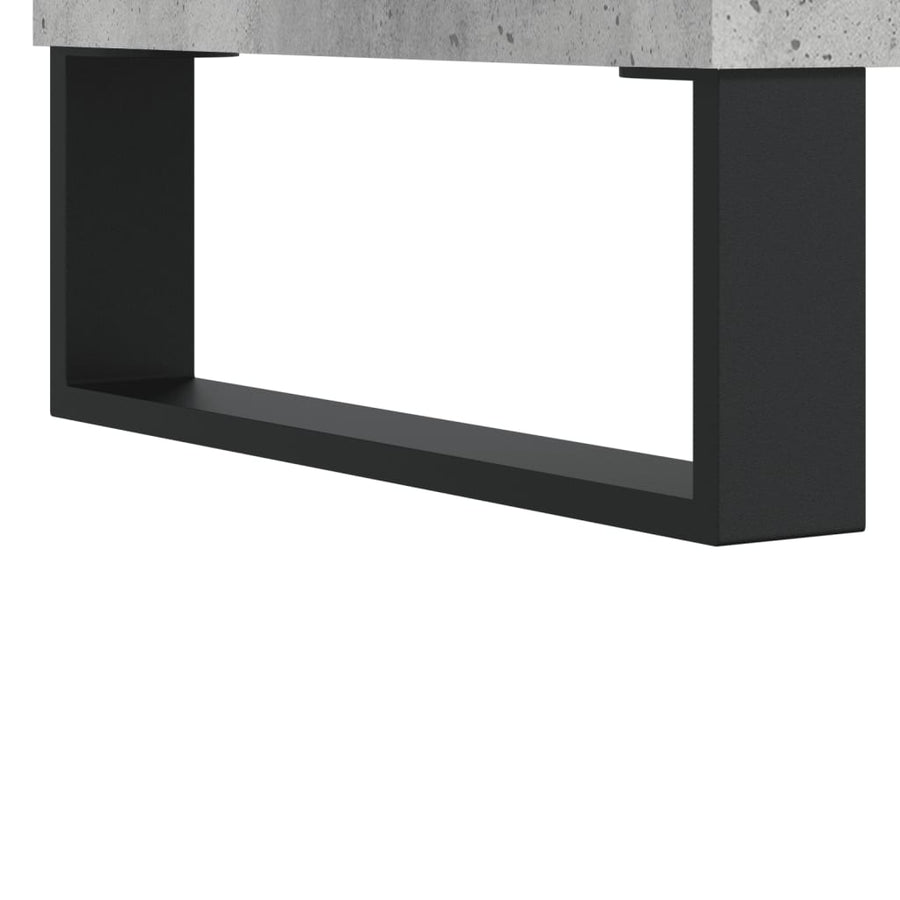 Salontafels 50X50X40 Cm Bewerkt Hout 2 Betongrijs