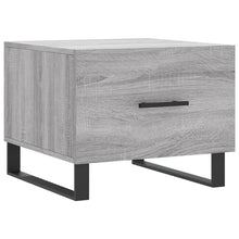 Salontafel 50X50X40 Cm Bewerkt Hout Eiken 1 Grijs sonoma