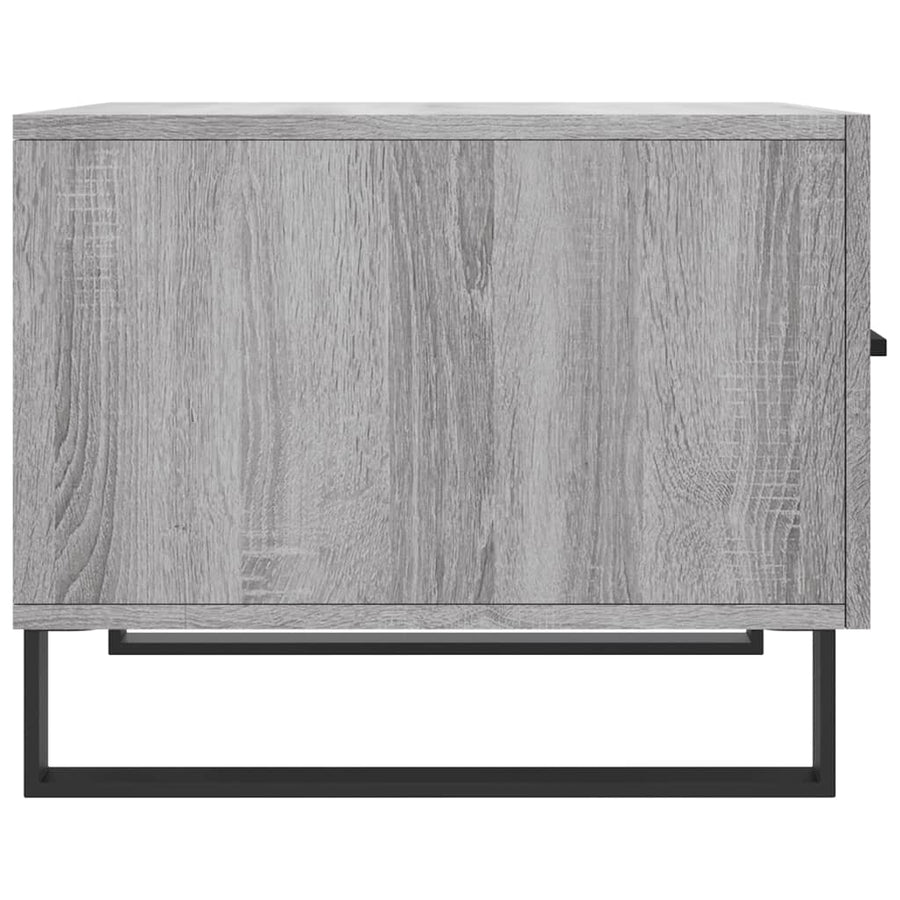 Salontafel 50X50X40 Cm Bewerkt Hout Eiken 1 Grijs sonoma