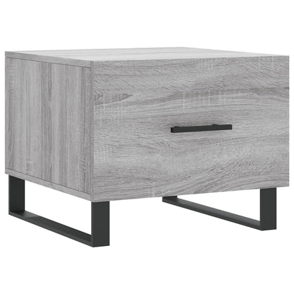 Salontafels 50X50X40 Cm Bewerkt Hout Eiken 2 Grijs sonoma