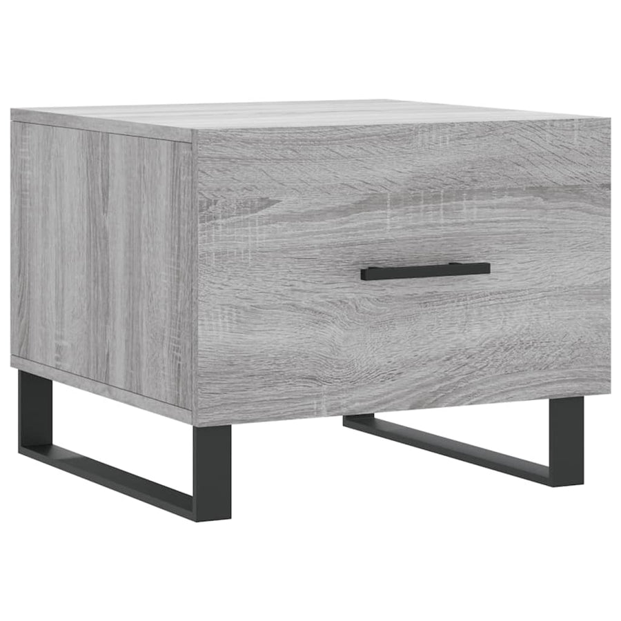 Salontafels 50X50X40 Cm Bewerkt Hout Eiken 2 Grijs sonoma
