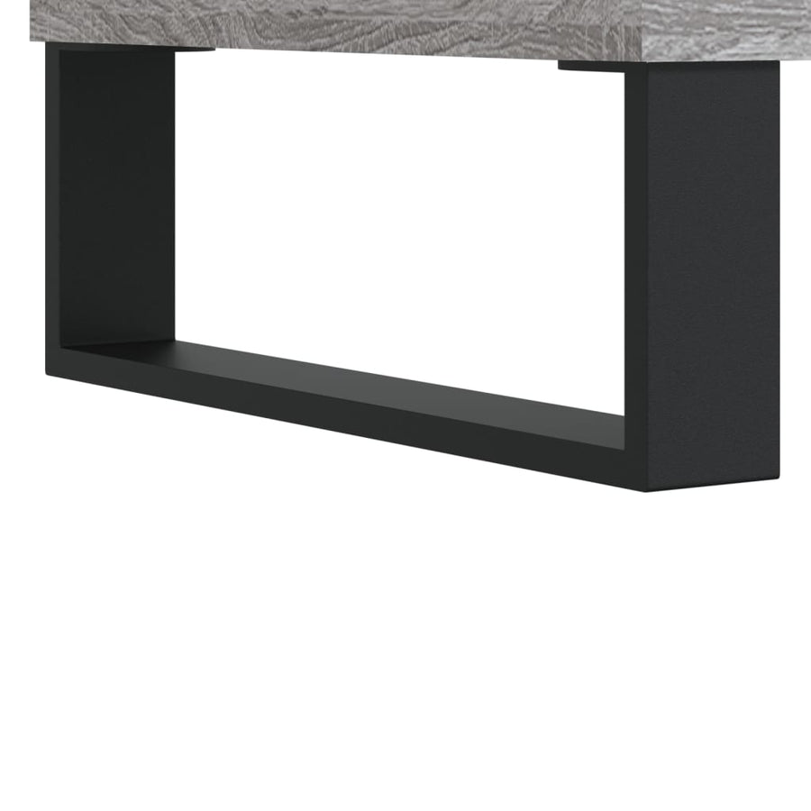 Salontafels 50X50X40 Cm Bewerkt Hout Eiken 2 Grijs sonoma