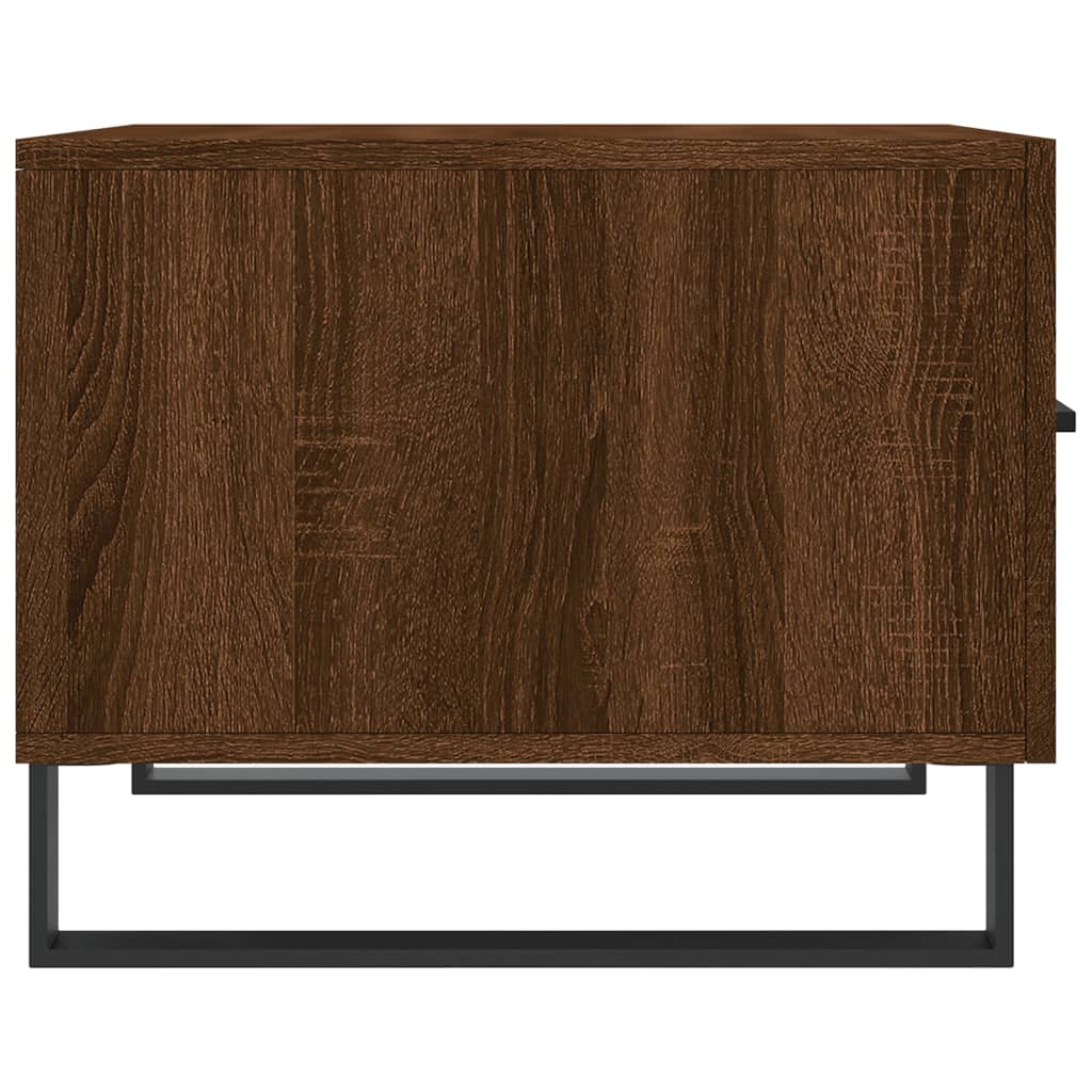 Salontafel 50X50X40 Cm Bewerkt Hout Bruin Eikenkleur 1 Bruineiken