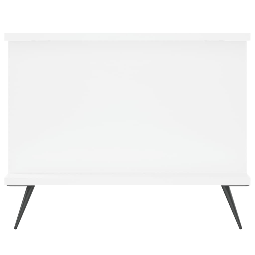 Salontafel 90X50X40 Cm Bewerkt Hout Wit