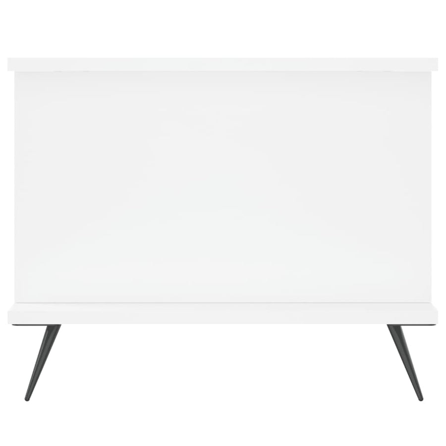Salontafel 90X50X40 Cm Bewerkt Hout Wit