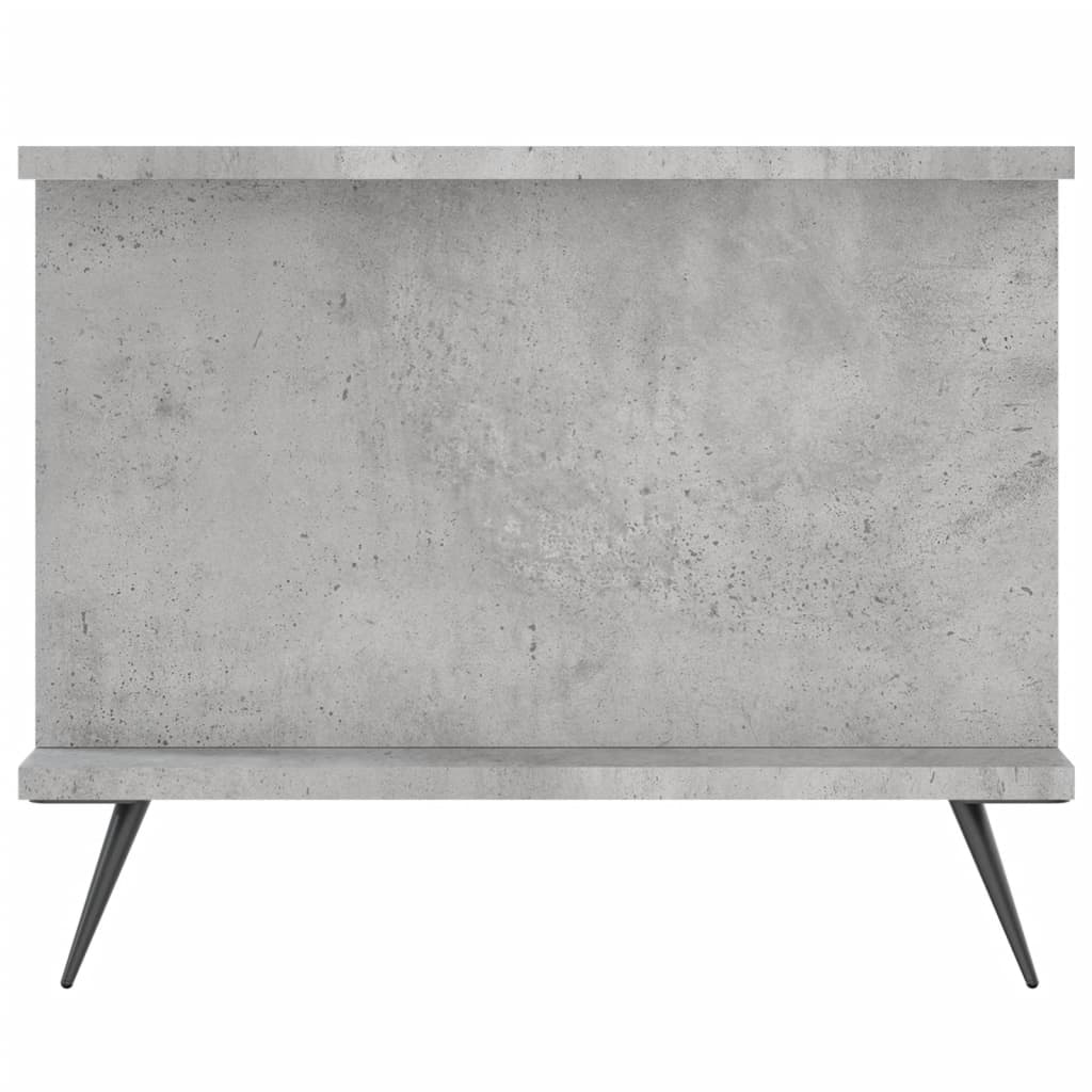 Salontafel 90X50X40 Cm Bewerkt Hout Betongrijs
