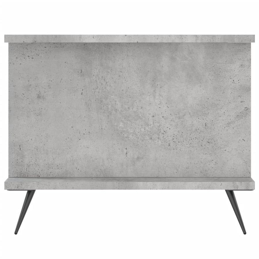 Salontafel 90X50X40 Cm Bewerkt Hout Betongrijs