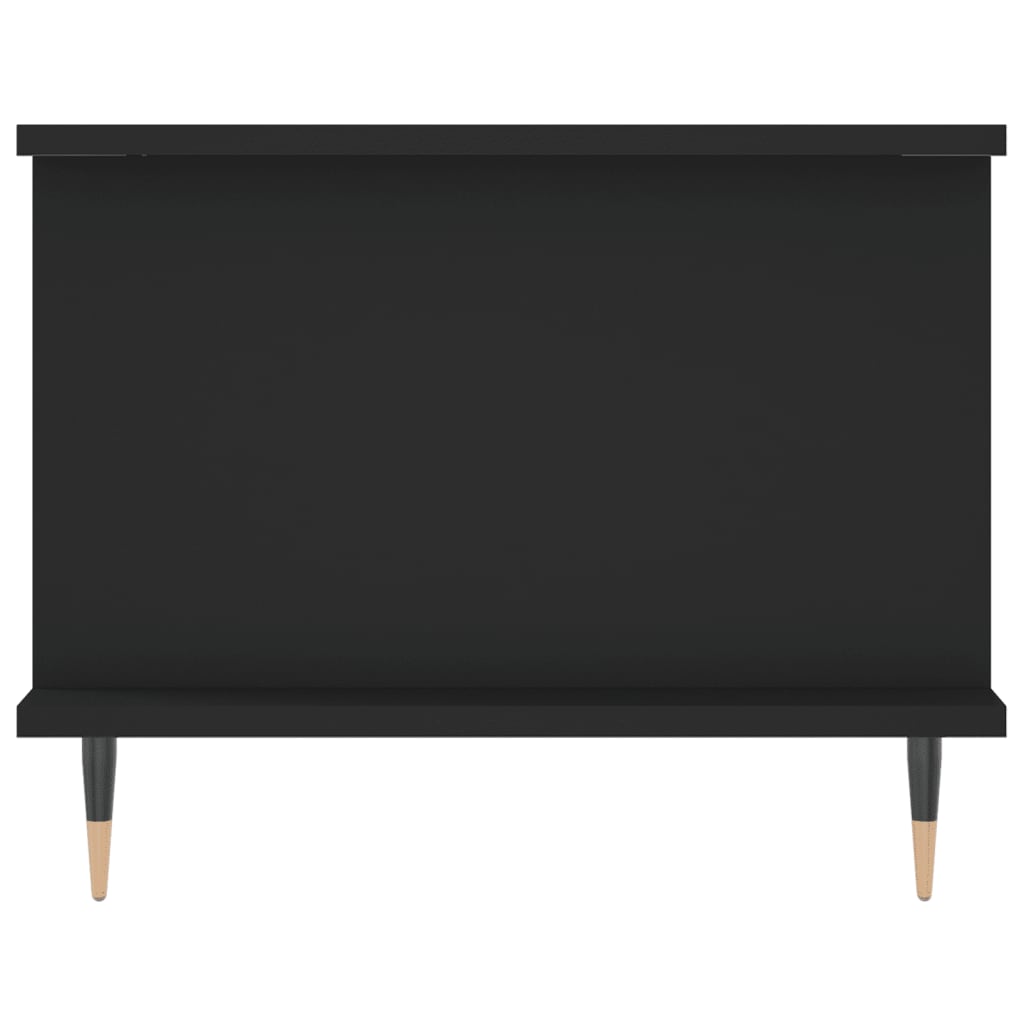 Salontafel 90X50X40 Cm Bewerkt Hout Zwart