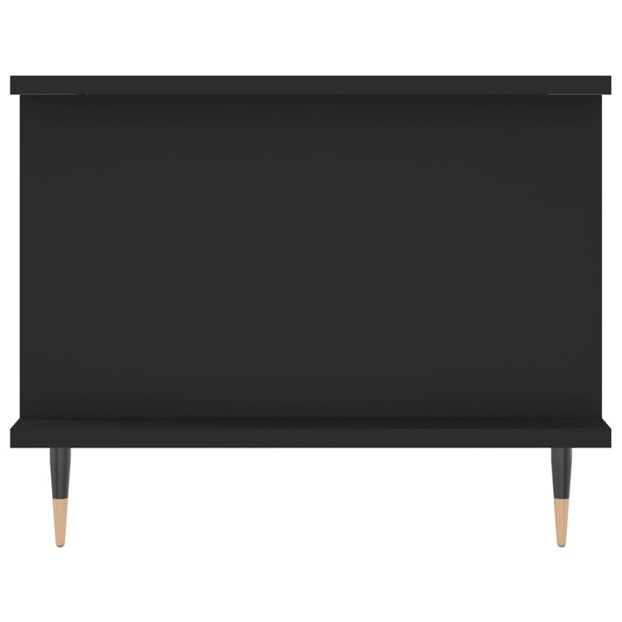 Salontafel 90X50X40 Cm Bewerkt Hout Zwart