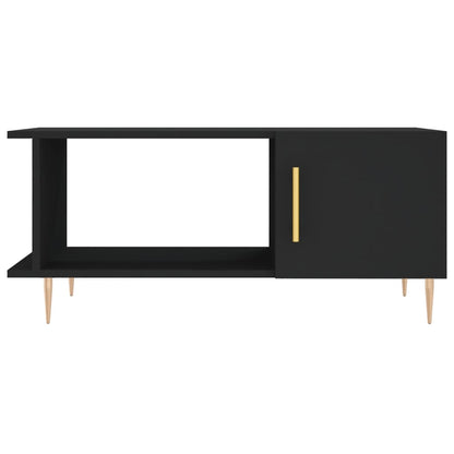 Salontafel 90X50X40 Cm Bewerkt Hout Zwart