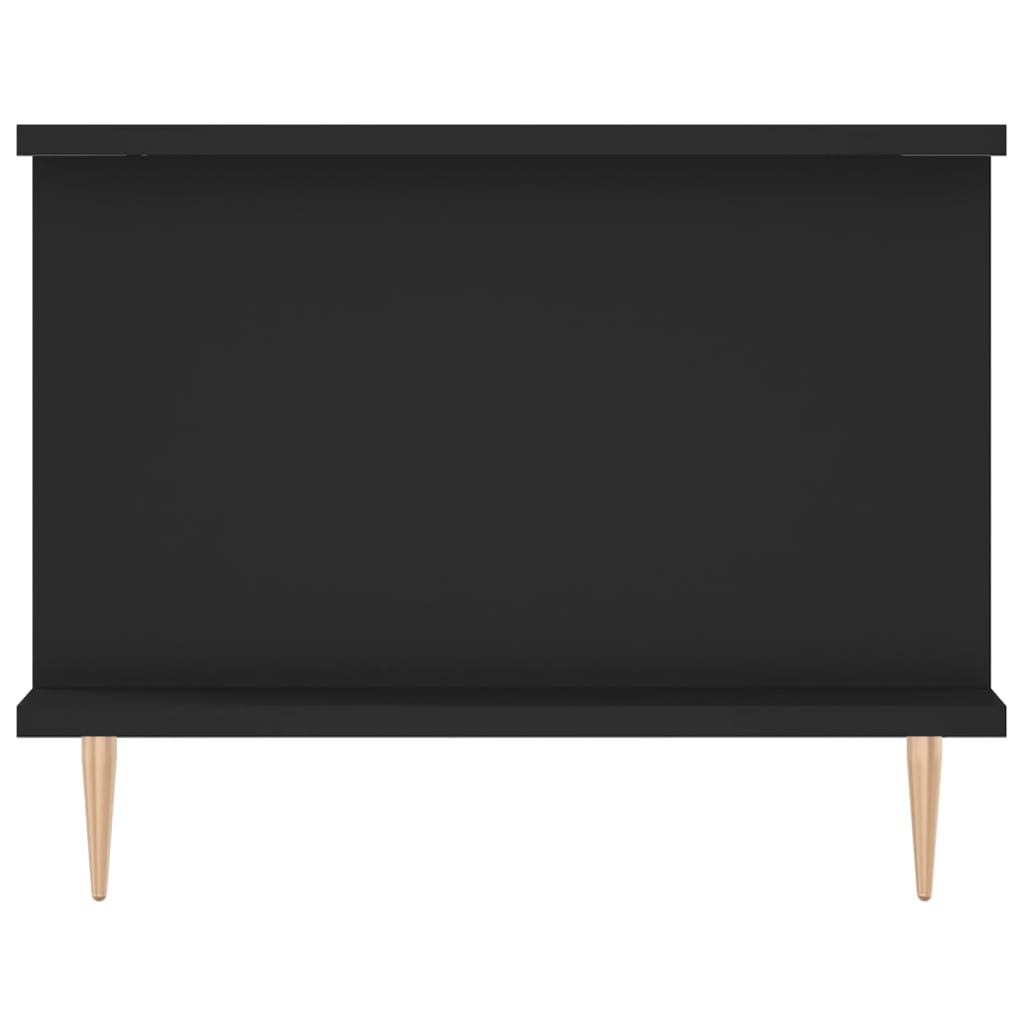 Salontafel 90X50X40 Cm Bewerkt Hout Zwart