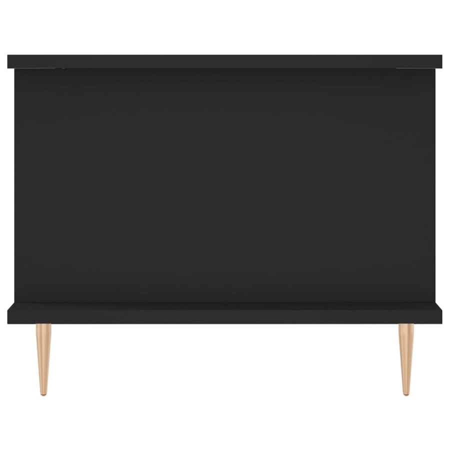 Salontafel 90X50X40 Cm Bewerkt Hout Zwart