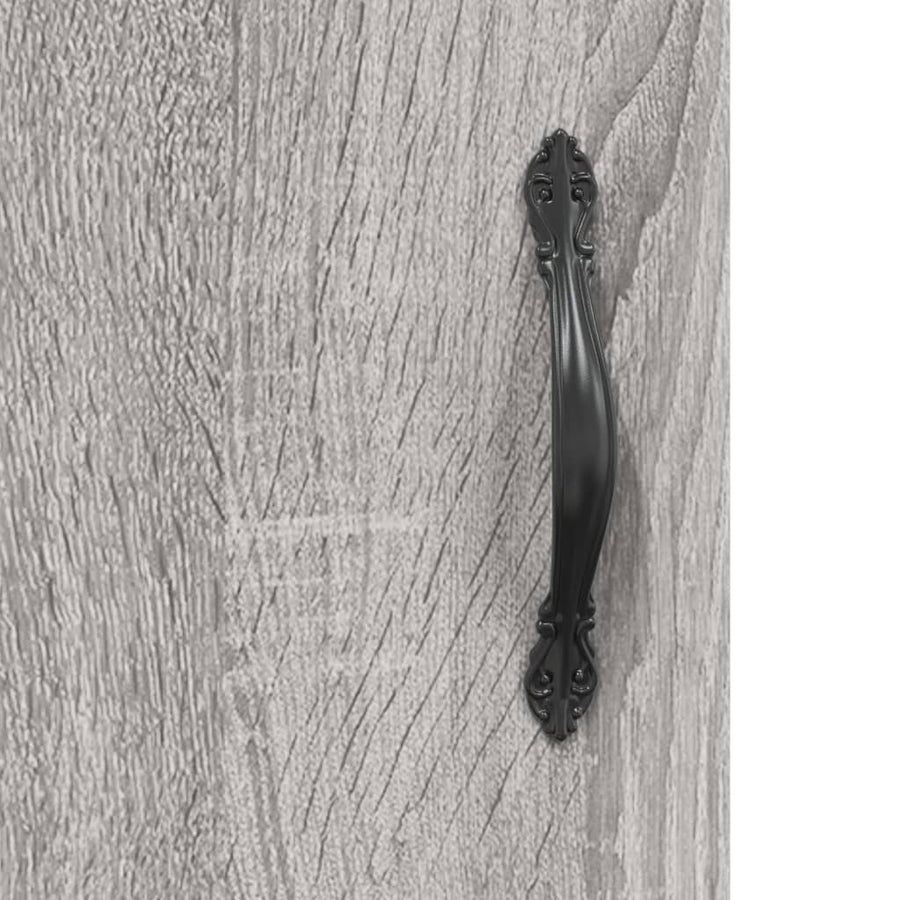 Salontafel 90X50X40 Cm Bewerkt Hout Eikenkleurig Grijs sonoma