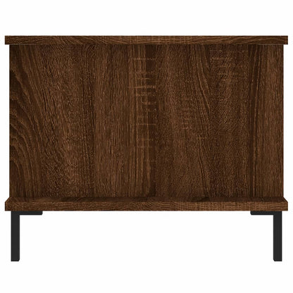 Salontafel 90X50X40 Cm Bewerkt Hout Bruin Eikenkleur Bruineiken