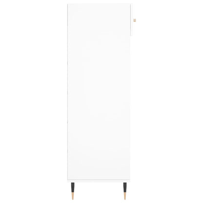 Schoenenkast 60X35X105 Cm Bewerkt Hout Wit