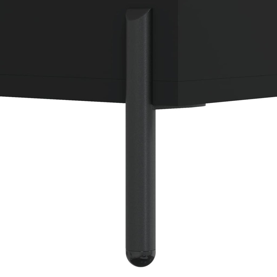 Schoenenkast 60X35X105 Cm Bewerkt Hout Zwart