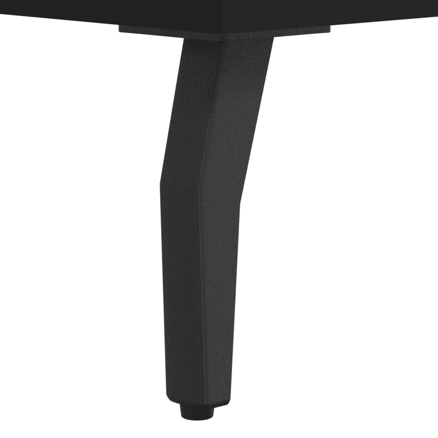 Schoenenkast 60X35X105 Cm Bewerkt Hout Zwart