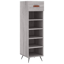 Schoenenkast 30X35X105 Cm Bewerkt Hout Grijs Sonoma Eikenkleur